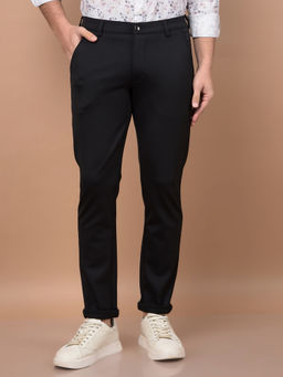 CRIMSOUNE CLUB - Men Black Trouser