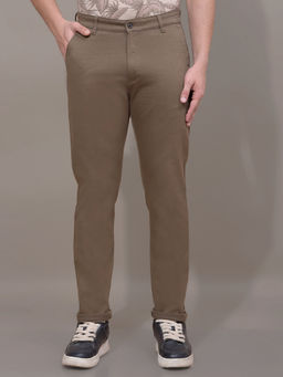 CRIMSOUNE CLUB - Men Brown Trouser