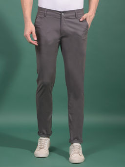 CRIMSOUNE CLUB - Men Grey Trouser