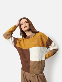 PINACOLADA - Womens Colour-Blocked Sweater