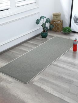 Saral Home - Cotton Yoga Mat-Runner-Green-60X180 Cm