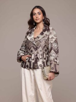 Ritu Kumar - Brown Meraki Blazer