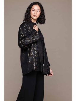 Ritu Kumar - Black Brocade Shrug
