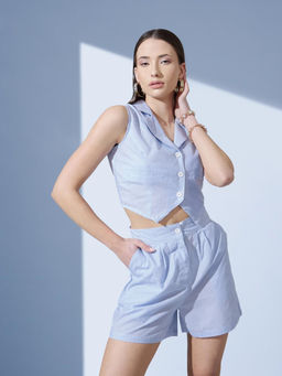 STREET 9 - Blue Stripes Co-Ord Set