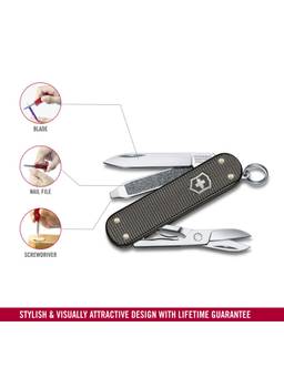 Victorinox - Classic SD Alox 58mm Limited Edition 2022, Thunder Gray, Swiss Made (S)