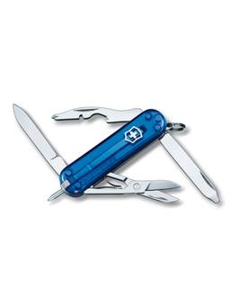 Victorinox - Manager, Swiss Army Knife 58 MM, Small Pocket Knife, Swiss Made, 11 Functions, Blue