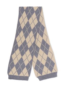 Little Hip Boutique - Slate Gray Plaid Wool Neck Unisex Scarf