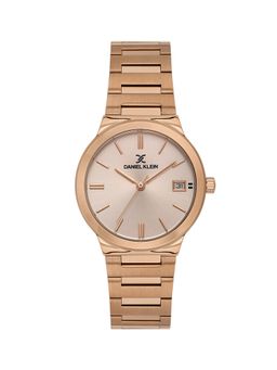 Daniel Klein - Women Sleek & Stylish Premium Design Rose Gold Dial Analog Watch - DK.1.14110-5 (M)