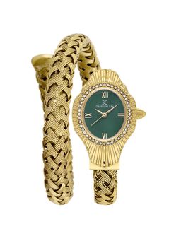 Daniel Klein - Women Sleek & Stylish Premium Design Green Dial Analog Watch - DK.1.14121-4 (M)