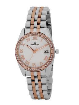 Daniel Klein - Women Premium Design White Dial Analog Watch - DK.20.10002-3 (M)