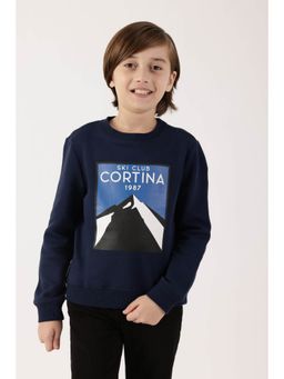 One Friday - Boys Navy Blue Sweatshirt