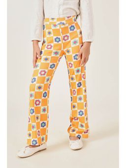 One Friday - Girls Multi-Colour Floral Print Jeggings