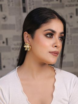 Kraft Smiths - Kiana Stainless Steel Stud Earrings