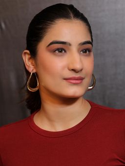 Kraft Smiths - Neeva Stainless Steel Hoop Earrings