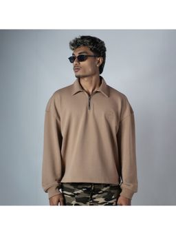 HOP HEAD - Hophead Men Khaki Solid Sweater