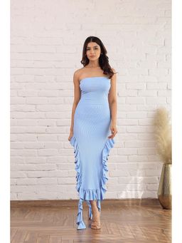 PR Label - Powder Blue Frill Dress