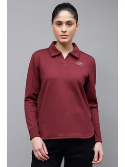 Reebok - Maroon Women T-Shirt
