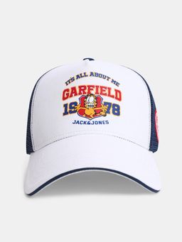 Jack & Jones - X GARFIELD White Trucker Cap