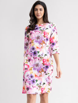 FableStreet - Floral Shift Dress - Multicolour (XS)