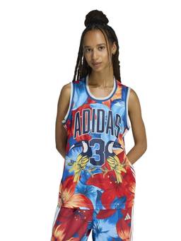 adidas - Multi-Color Women Farm Rio Jersey Training Top