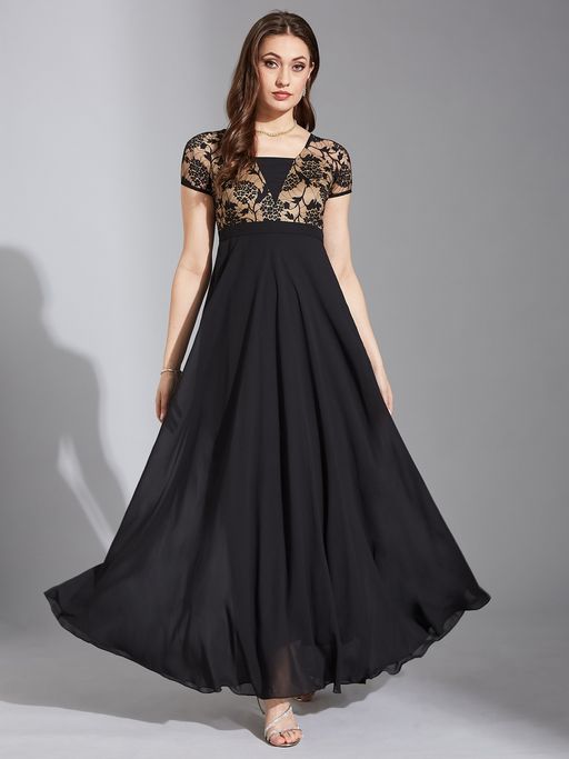 georgette maxi dress designs Georgette Maxi Dress