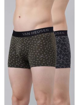 Van Heusen - Multi-Color Printed Cotton Blend Trunk (Pack of 2)