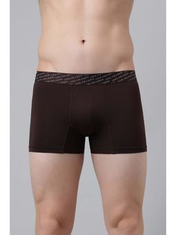 Van Heusen - Brown Solid Blended Trunk