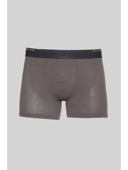Peter England - Grey Graphic Cotton Trunk