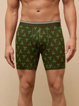 American Eagle - Olive Printed Viscose Boxer Brief