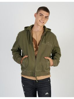 American Eagle - Men Green Hoodie
