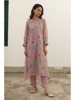 Begum Pret - Nilofer Ivory Kurta (Set of 3)