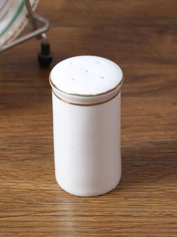 HomeTown - Avril Bone China Pepper Shaker in White Colour
