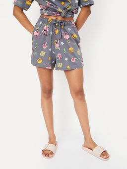 max - Women Spongebob Print T-shirt And Shorts