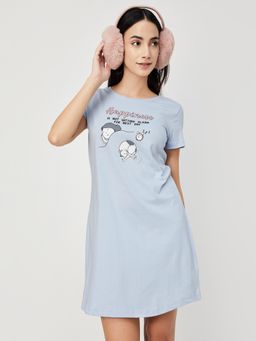 max - Women Graphic Printed Chemise Nightdress