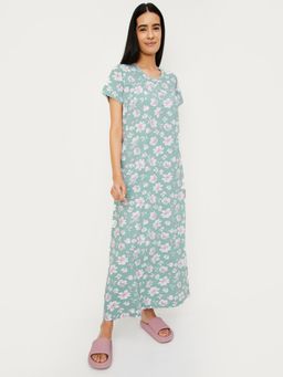 max - Women Floral Printed Nightdress