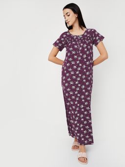 max - Women Floral Printed Nightdress