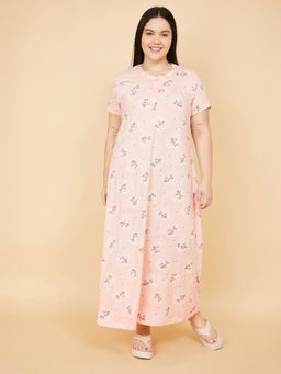 max - Women Floral Print Maxi Nightdress