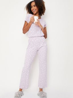 max - Women All-Over Printed T-shirt with Pyjama