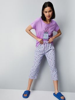 max - Women Printed T-shirt And Capri
