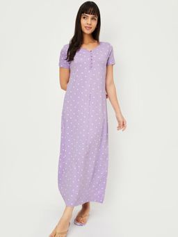 max - Women Heart Printed Nightdress
