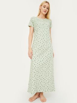 max - Women Floral Printed Nightdress