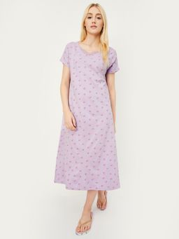 max - Women Printed Knit Nightdress