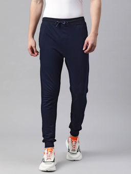 Tom Burg - Men Navy Solid Slim Fit Joggers