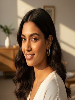 JEWELZ - Twisted U-Shape Hoop Earrings