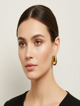 JEWELZ - Gold Tone Teardrop Earrings