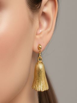 JEWELZ - Gold Tone Chain Tassel Drop Earrings