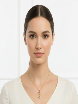 JEWELZ - Gold Plated Interlocking Hearts Pendant Necklace