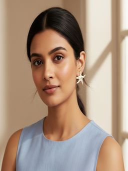 JEWELZ - Gold Tone Starfish Stud Earrings