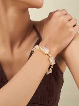 Teejh - Reysha Pink Natural Stone Bracelet
