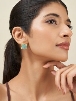 Teejh - Elira Turquoise Natural Stone Earrings